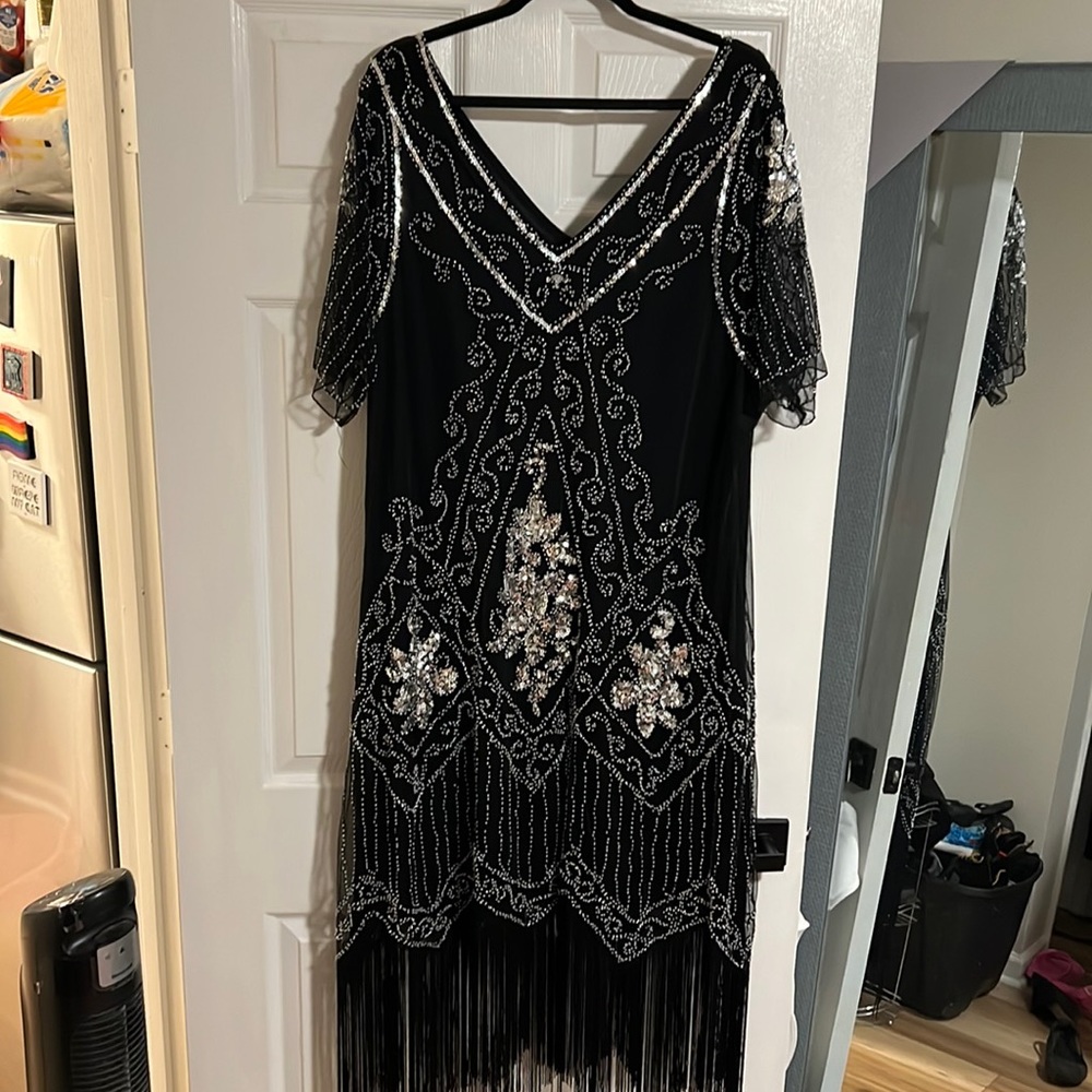 Beaded/Sequined gown